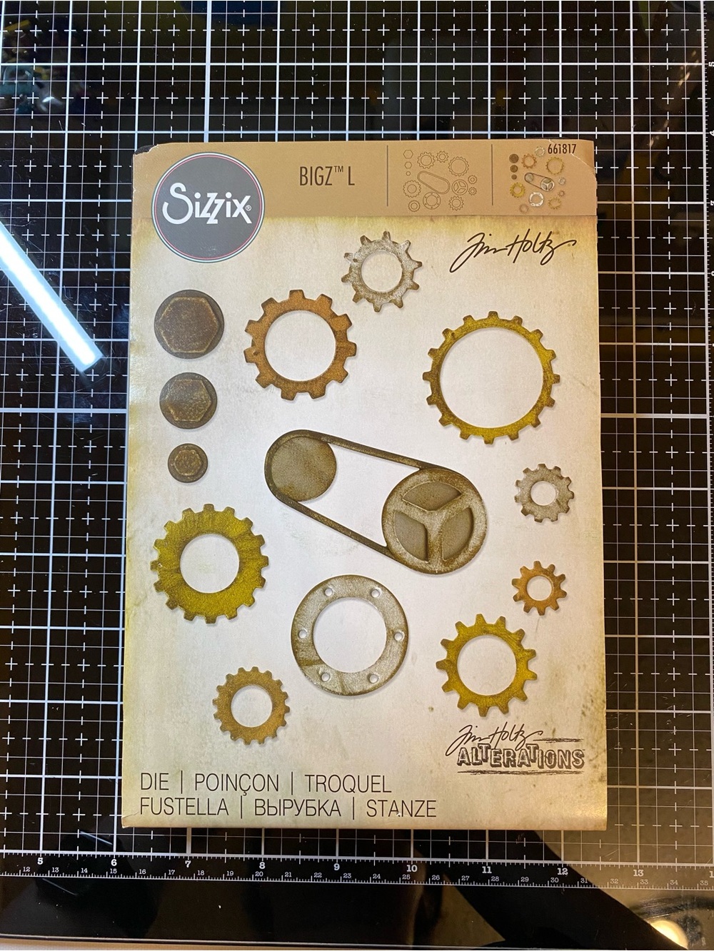 Tim Holtz Bigz L Die - Industrial